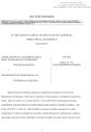 ACLHIC v Jones Termination Court Ruling