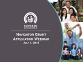 Covered California Navigator Grant Program Presentation