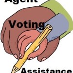 Covered California mandates agents must assist consumers with registering to vote.