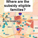 Covered California maps of subsidy eligible households.